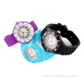 Plastic Watches Lovely Sport Watches Plastic Band Watches for Promotional